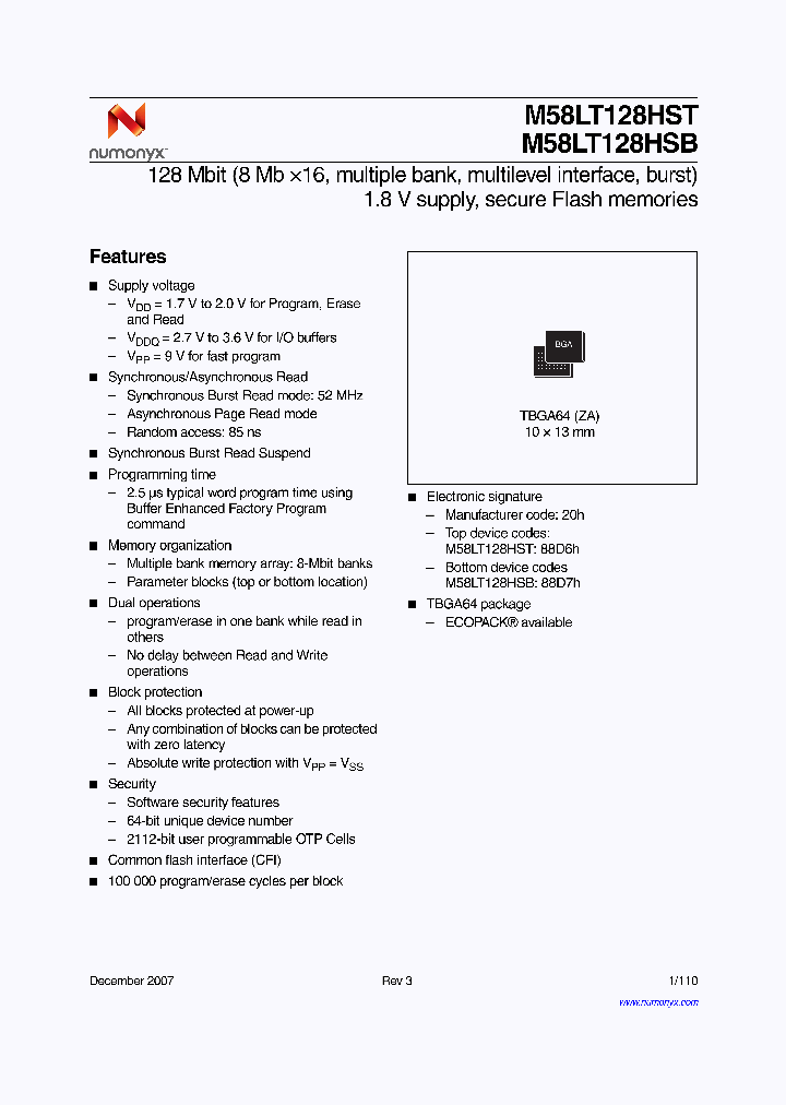 M58LT128HSB_5410350.PDF Datasheet