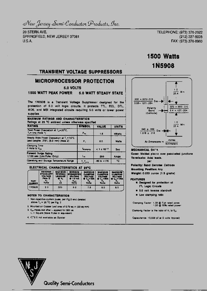 1N5908_5411310.PDF Datasheet