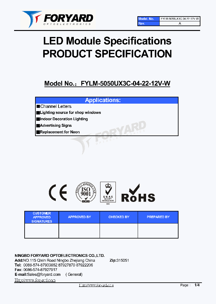 FYLM-5050UX3C-04-22-12V-W_5413694.PDF Datasheet