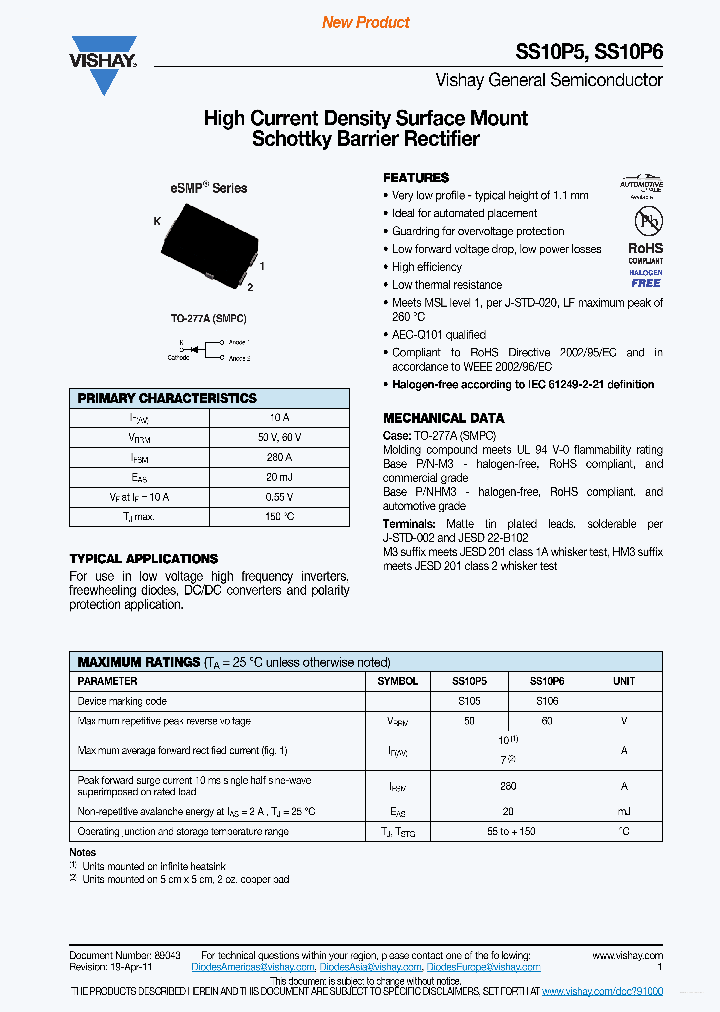 SS10P6_5424507.PDF Datasheet