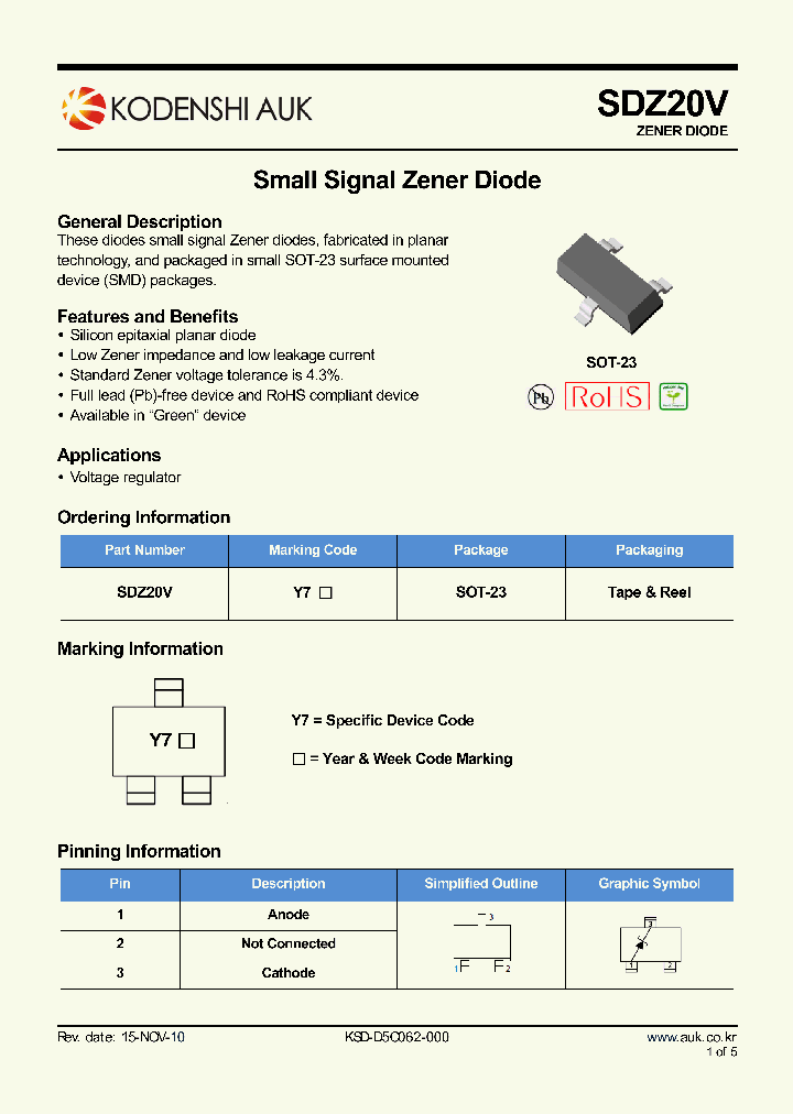 SDZ20V_5425788.PDF Datasheet