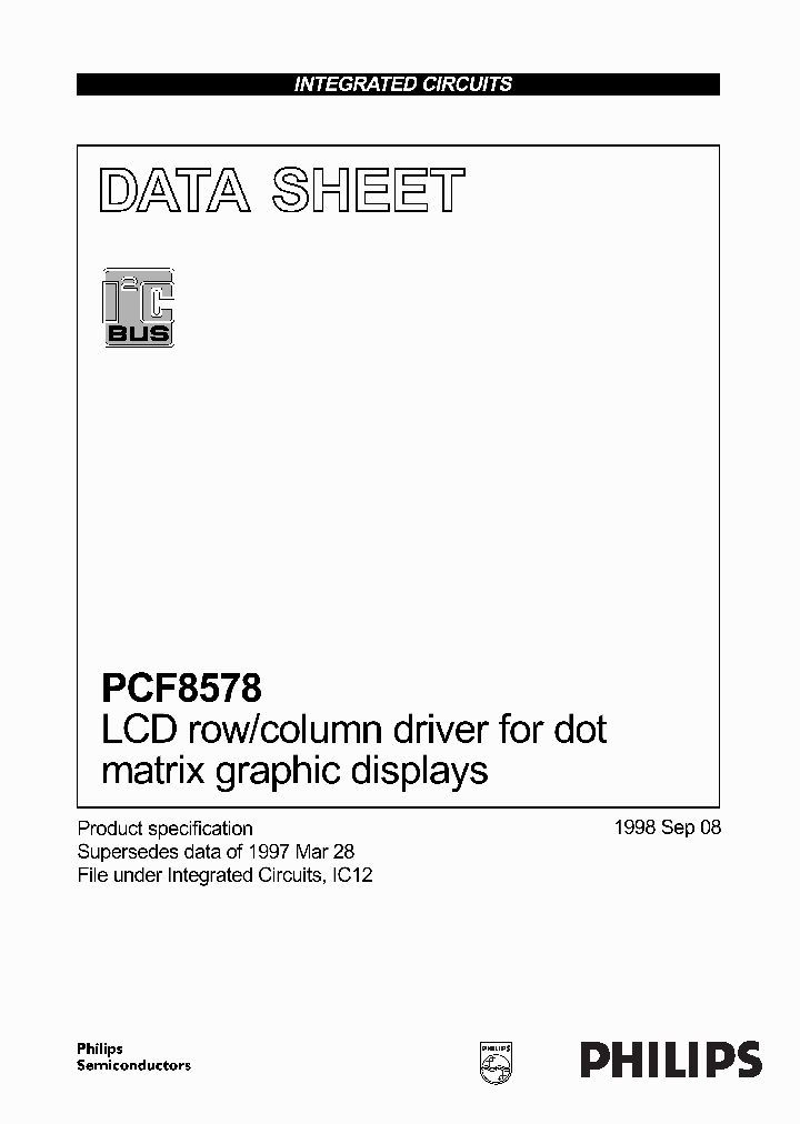 PCF8578U2_5425816.PDF Datasheet