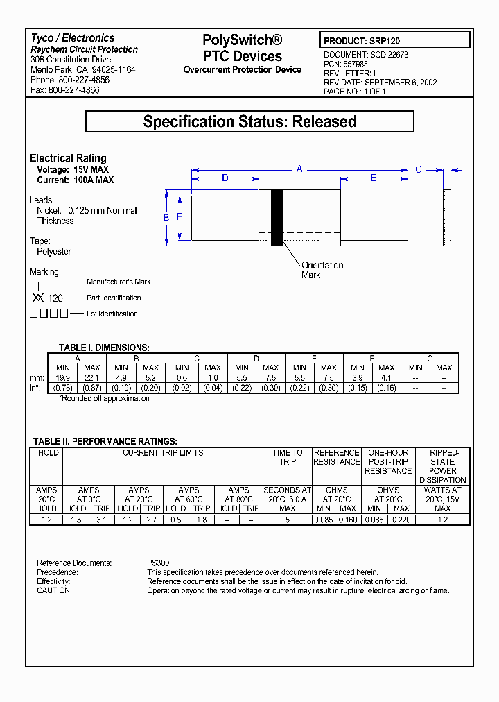 SRP120_5446620.PDF Datasheet