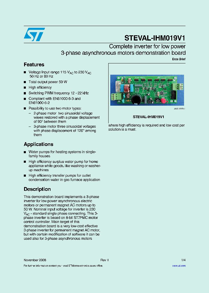 STEVAL-IHM019V1_5450033.PDF Datasheet