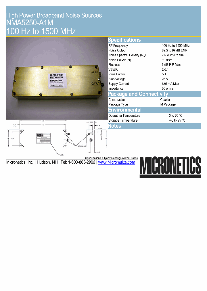 NMA5250-A1M_5466319.PDF Datasheet