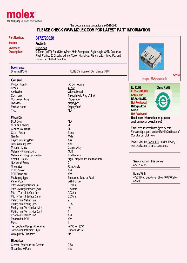 47272-0028_5467982.PDF Datasheet