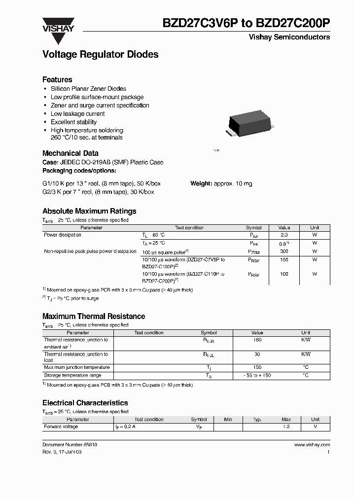 BZD27C3V6PTOBZD27C200P_5468409.PDF Datasheet