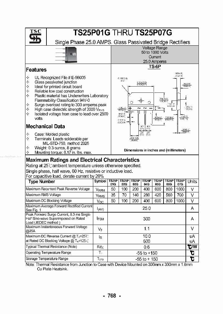 TS25P01G_5468791.PDF Datasheet