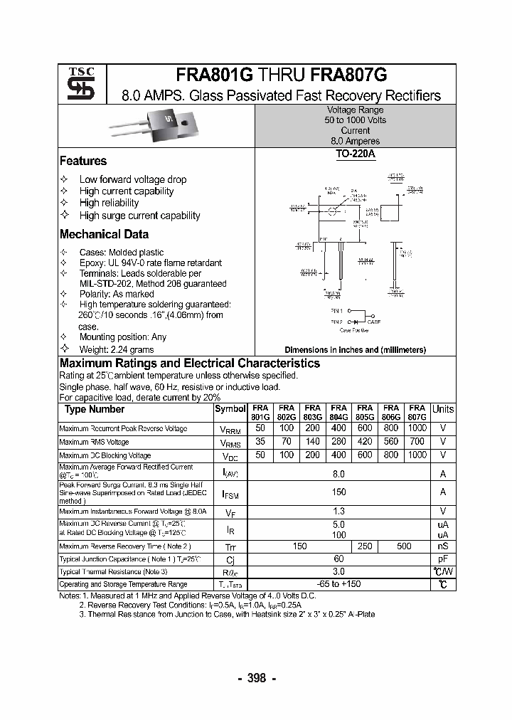 FRA806G_5473730.PDF Datasheet