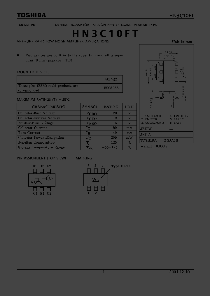 HN3C10FT_5474866.PDF Datasheet