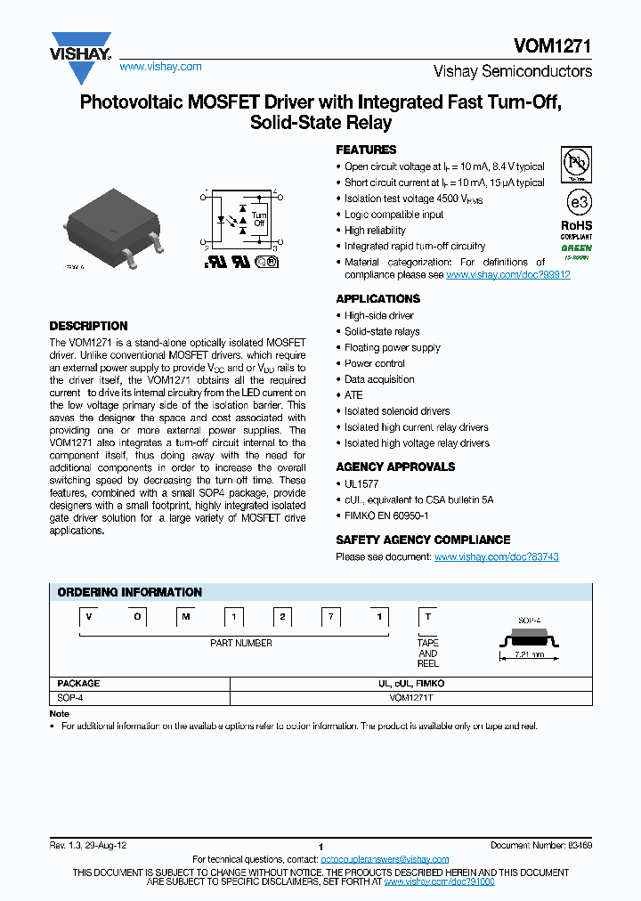 VOM1271T_5474995.PDF Datasheet