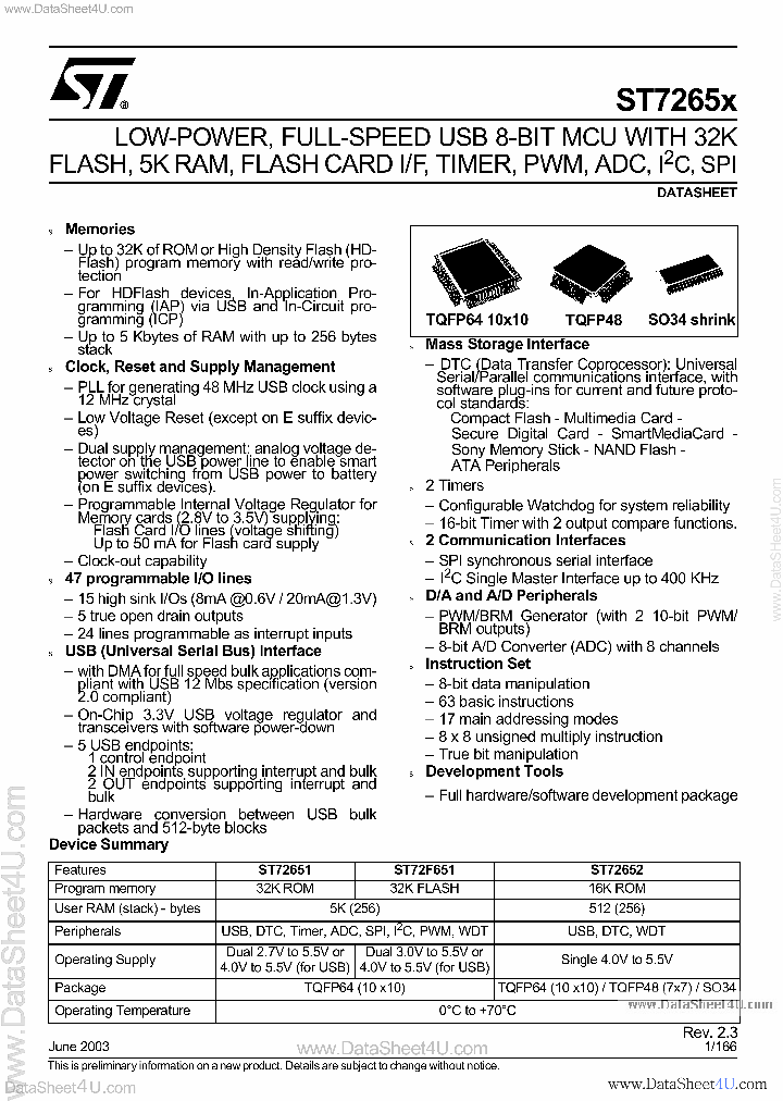 ST72F65X_5475501.PDF Datasheet