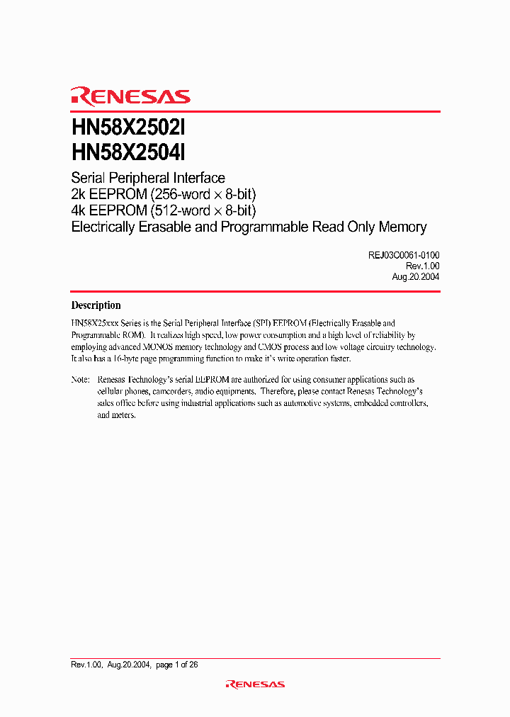 HN58X2504TIE_5491013.PDF Datasheet