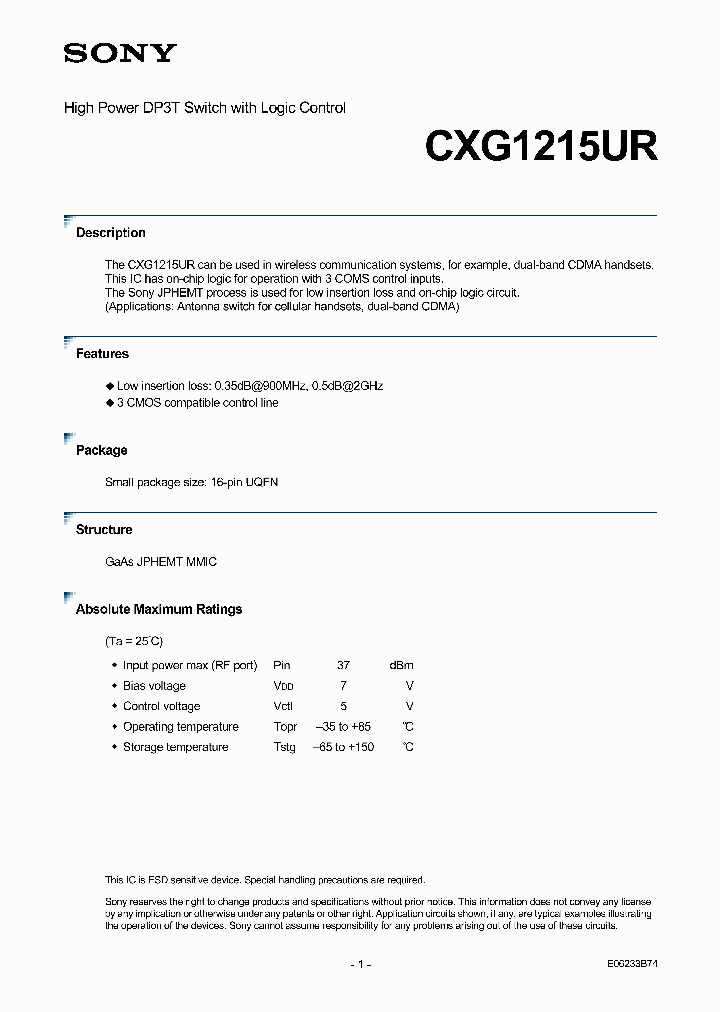 CXG1215UR_5494471.PDF Datasheet