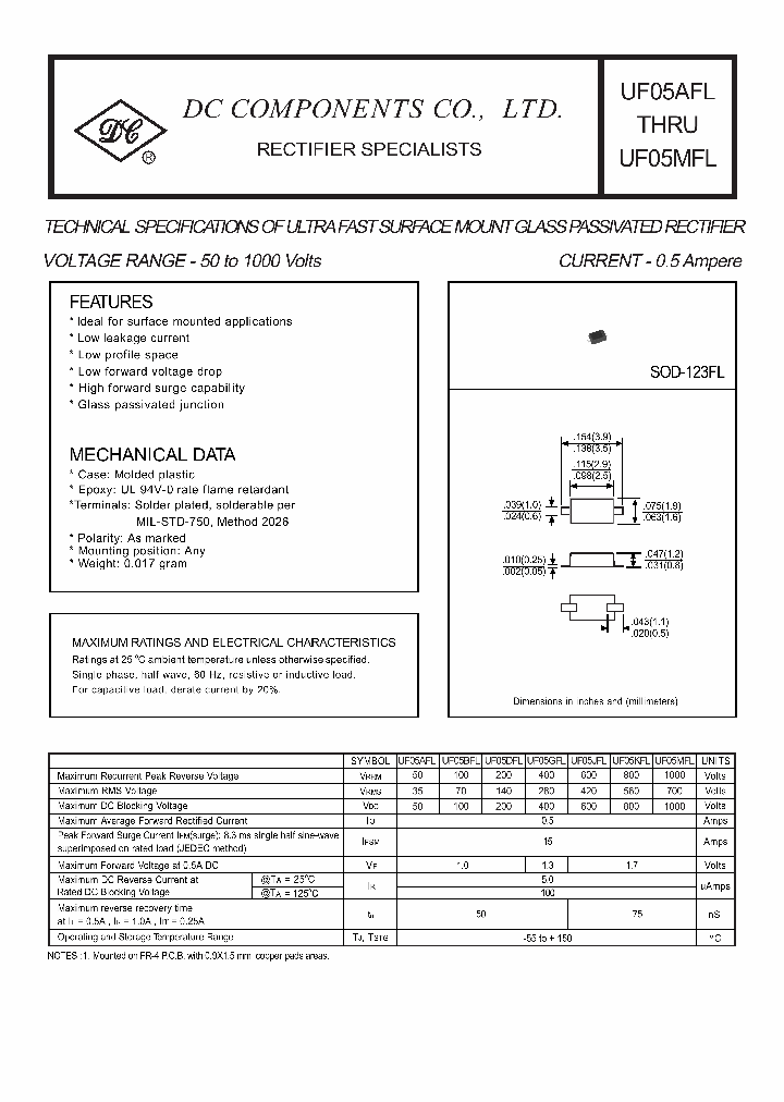 UF05AFL_5498393.PDF Datasheet