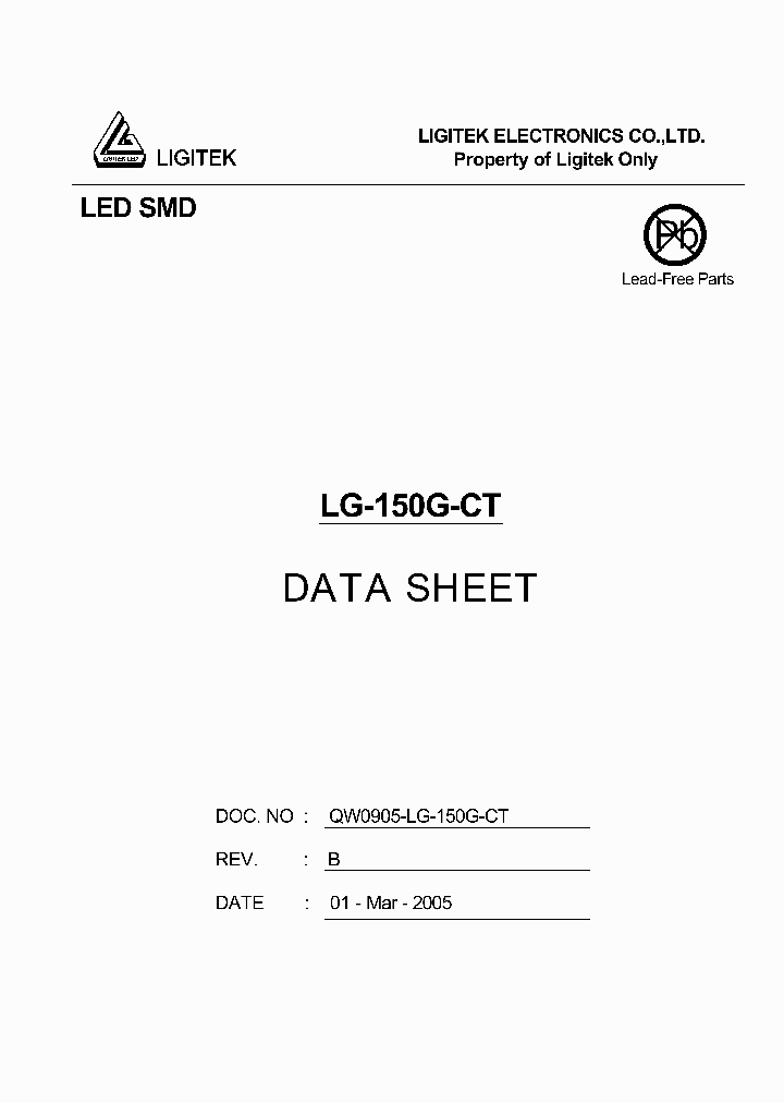 LG-150G-CT_5501477.PDF Datasheet