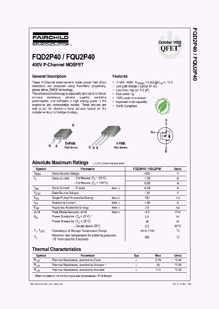 FQD2P4008_5508912.PDF Datasheet