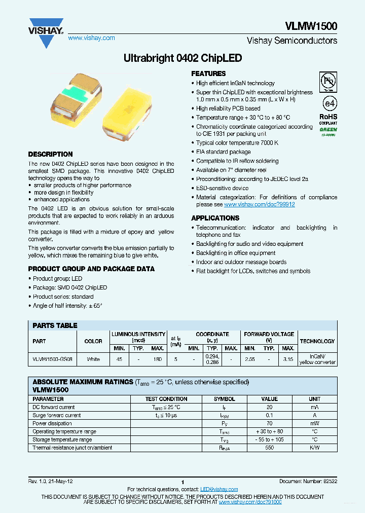 VLMW1500_5509365.PDF Datasheet