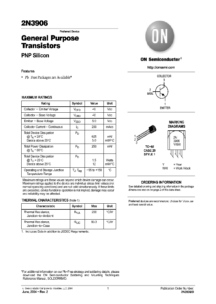 2N3906RLRA_5511244.PDF Datasheet