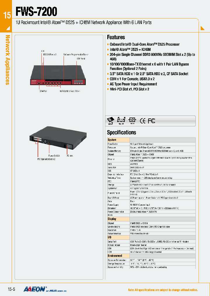 FWS-7200E6-H18-A10-01_5513182.PDF Datasheet