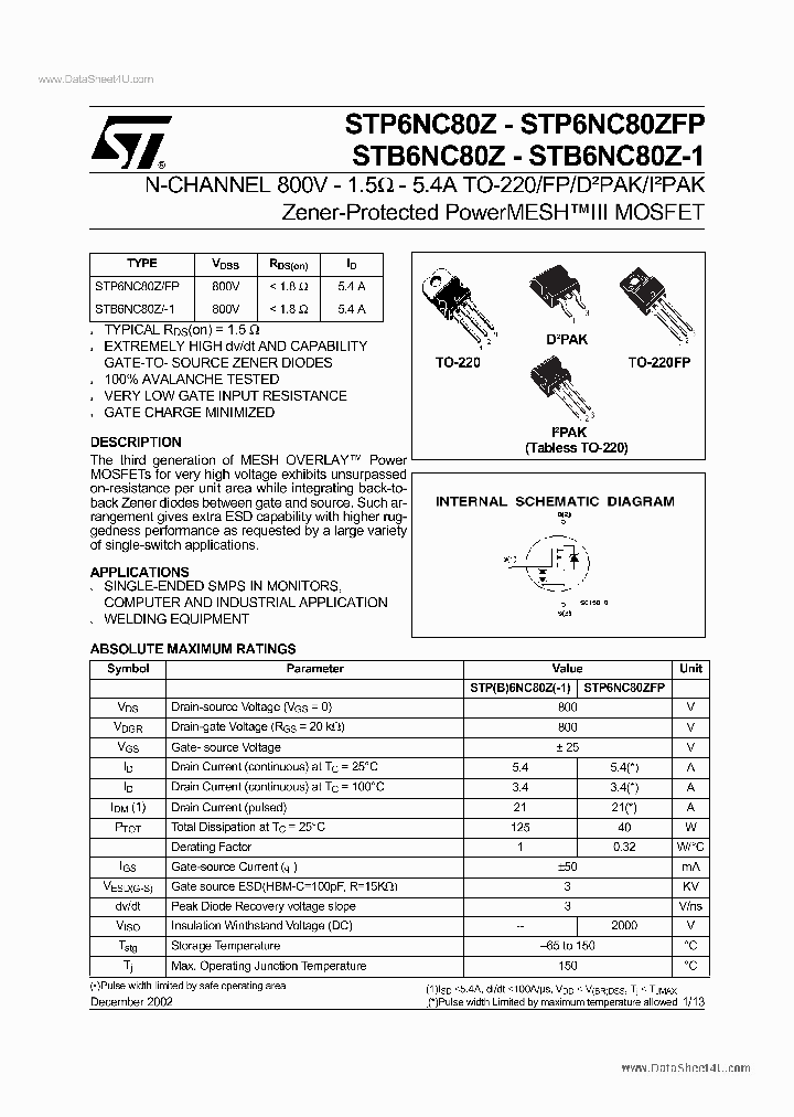 P6NC80_5517700.PDF Datasheet