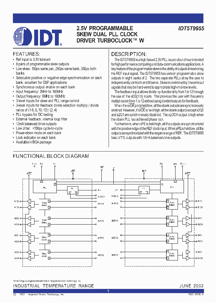 IDT5T9955BFI_5517606.PDF Datasheet