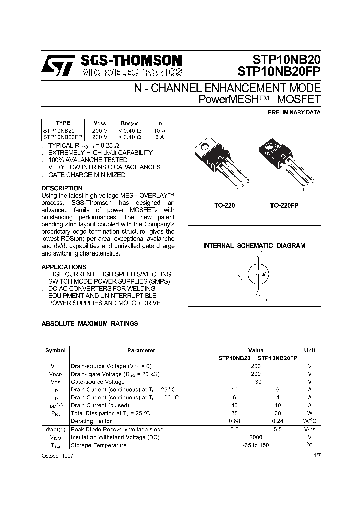 STP10NB20FP_5521652.PDF Datasheet