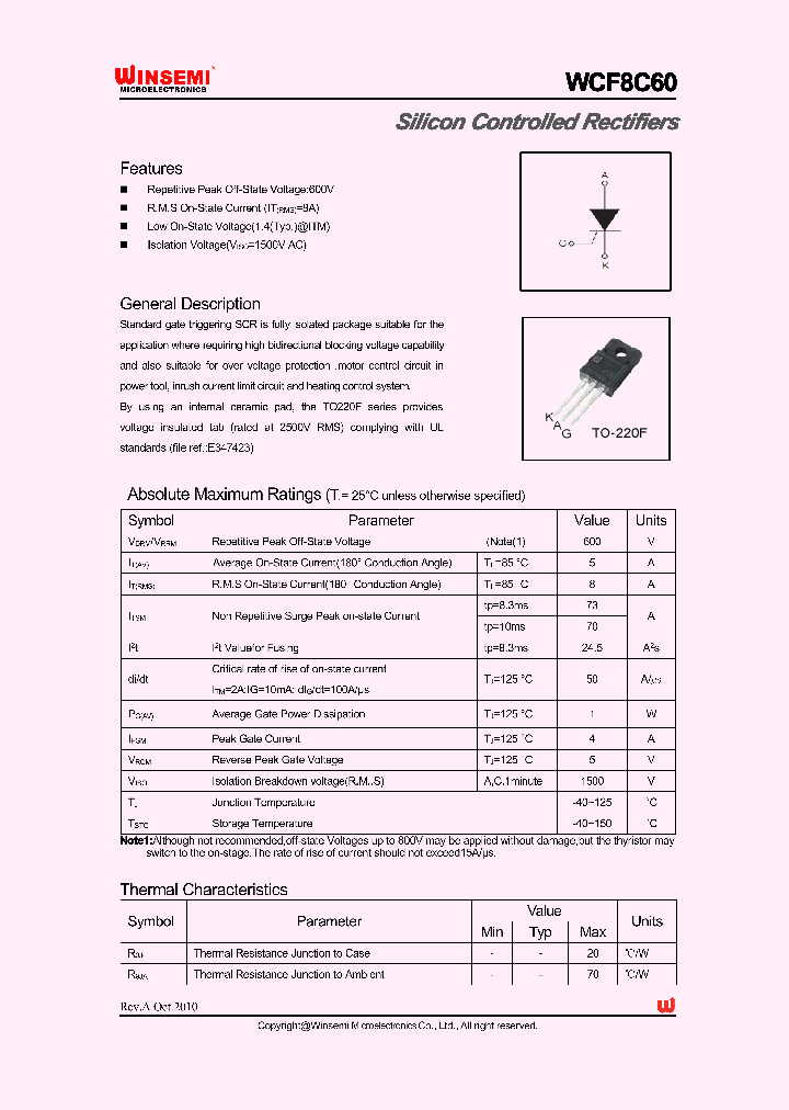 WCF8C60_5526301.PDF Datasheet