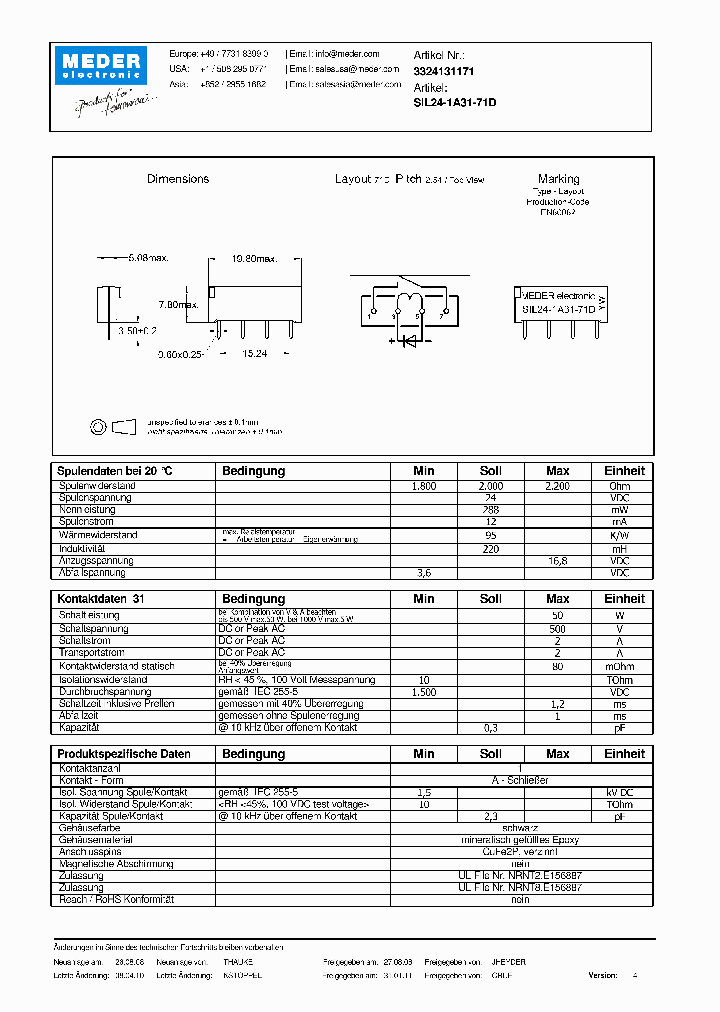 SIL24-1A31-71DDE_5527167.PDF Datasheet