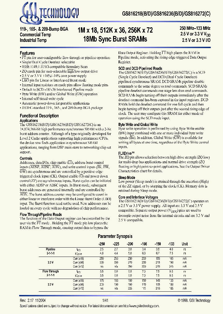 GS816218_5534148.PDF Datasheet