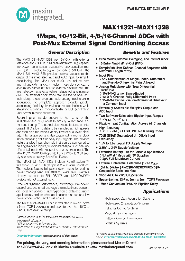 MAX11321_5534771.PDF Datasheet