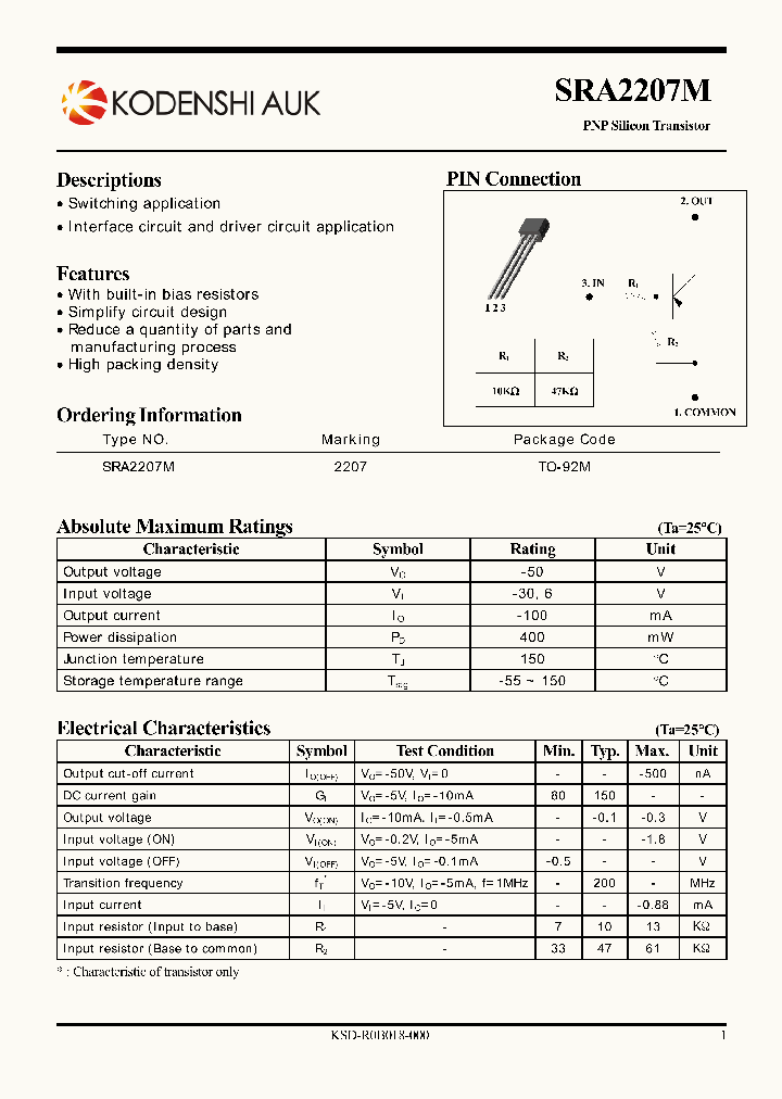 SRA2207M_5539742.PDF Datasheet
