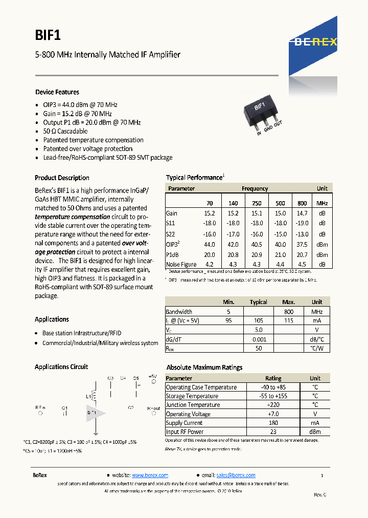 BIF1_5542305.PDF Datasheet