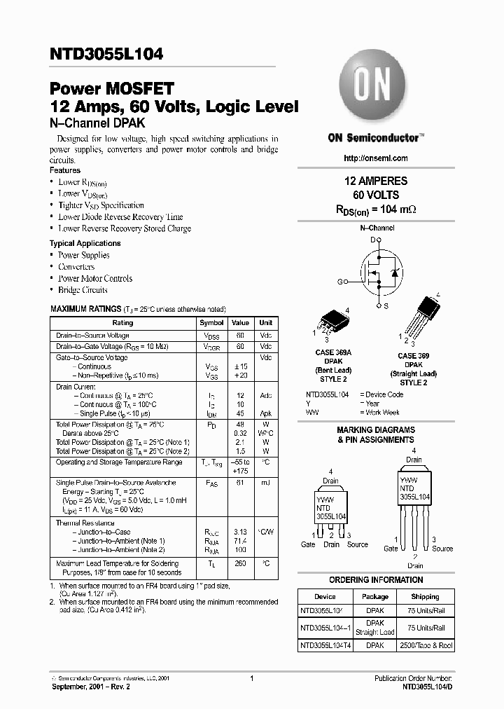 NTD3055L104-D_5546111.PDF Datasheet