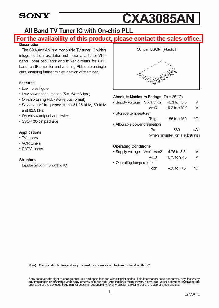 CXA3085AN_5553378.PDF Datasheet