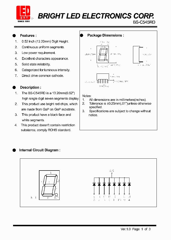 BS-C545RD_5561603.PDF Datasheet