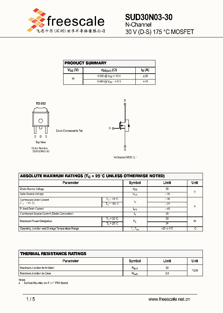 SUD30N03-30_5565021.PDF Datasheet