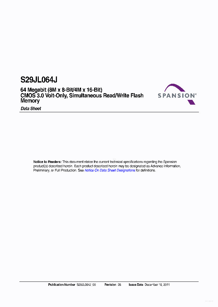 S29JL064J_5581775.PDF Datasheet
