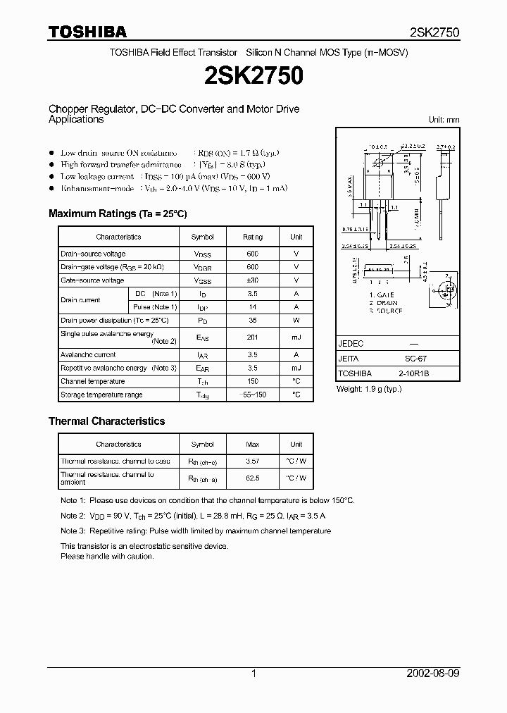 2SK2750_5588906.PDF Datasheet