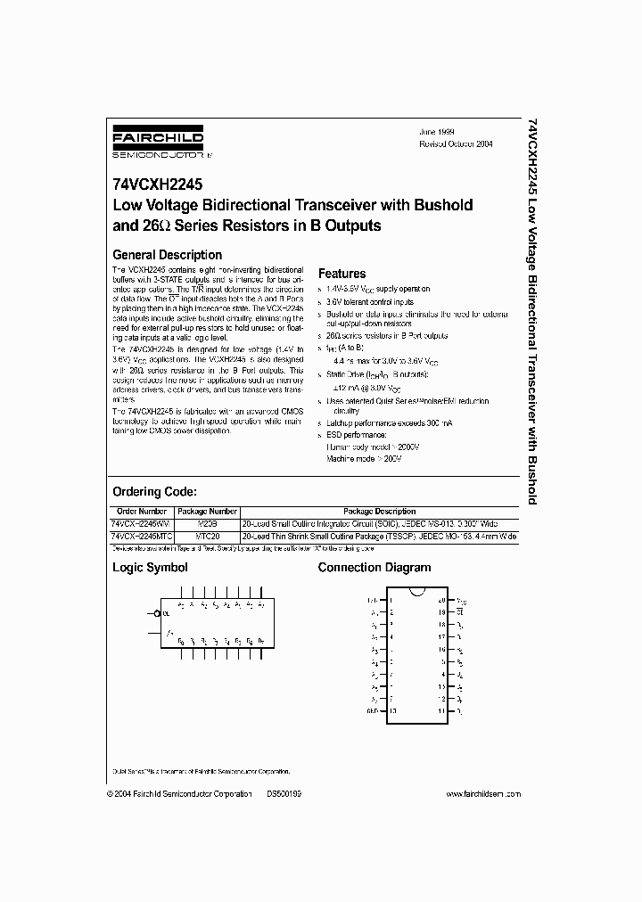 74VCXH2245MTC_5596378.PDF Datasheet