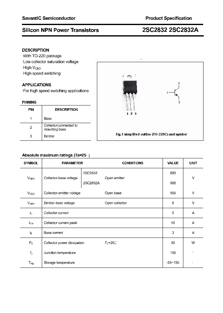 2SC2832_5601867.PDF Datasheet