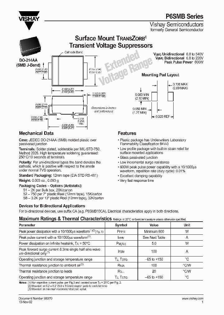 P6SMBNNA_5617002.PDF Datasheet