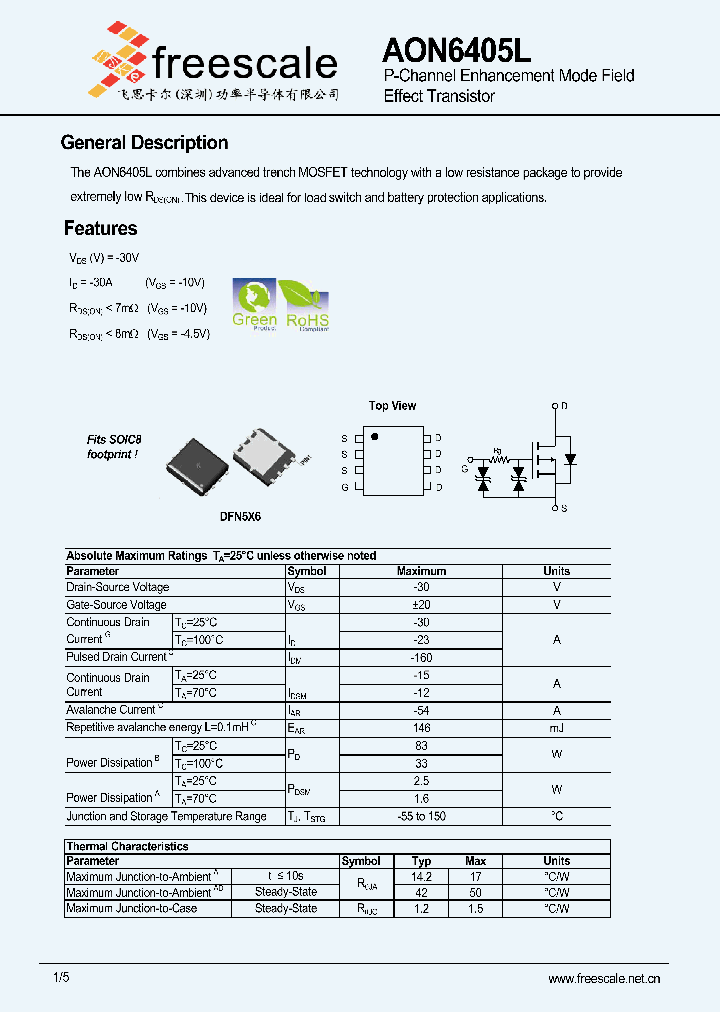 AON6405L_5672467.PDF Datasheet