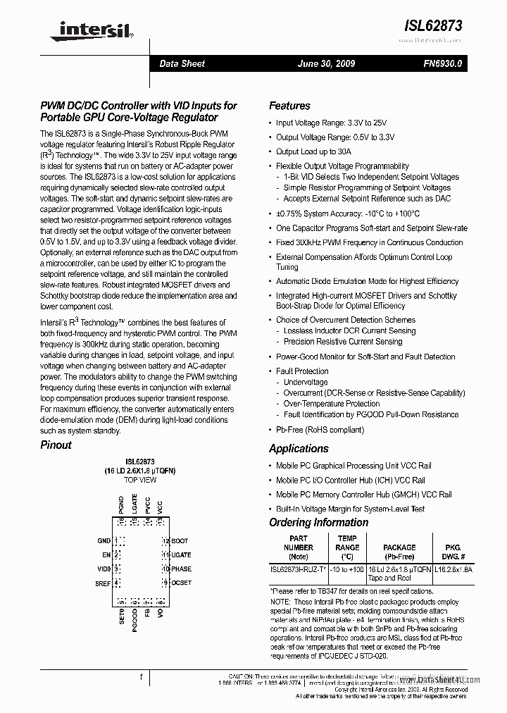ISL62873_5687048.PDF Datasheet