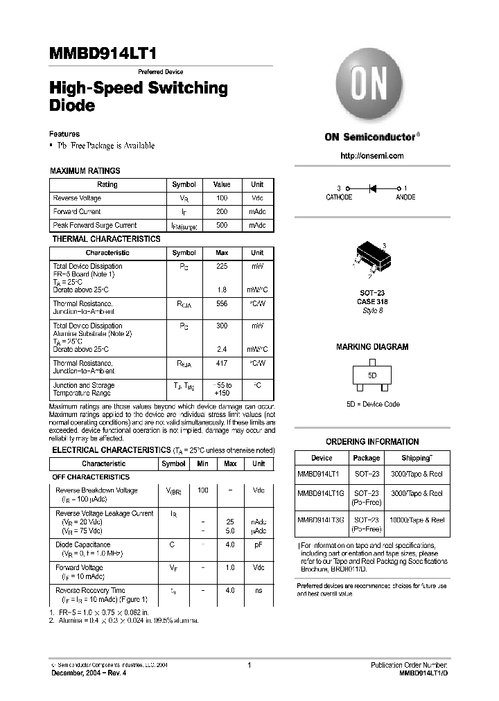 MMBD914LT3_5711591.PDF Datasheet