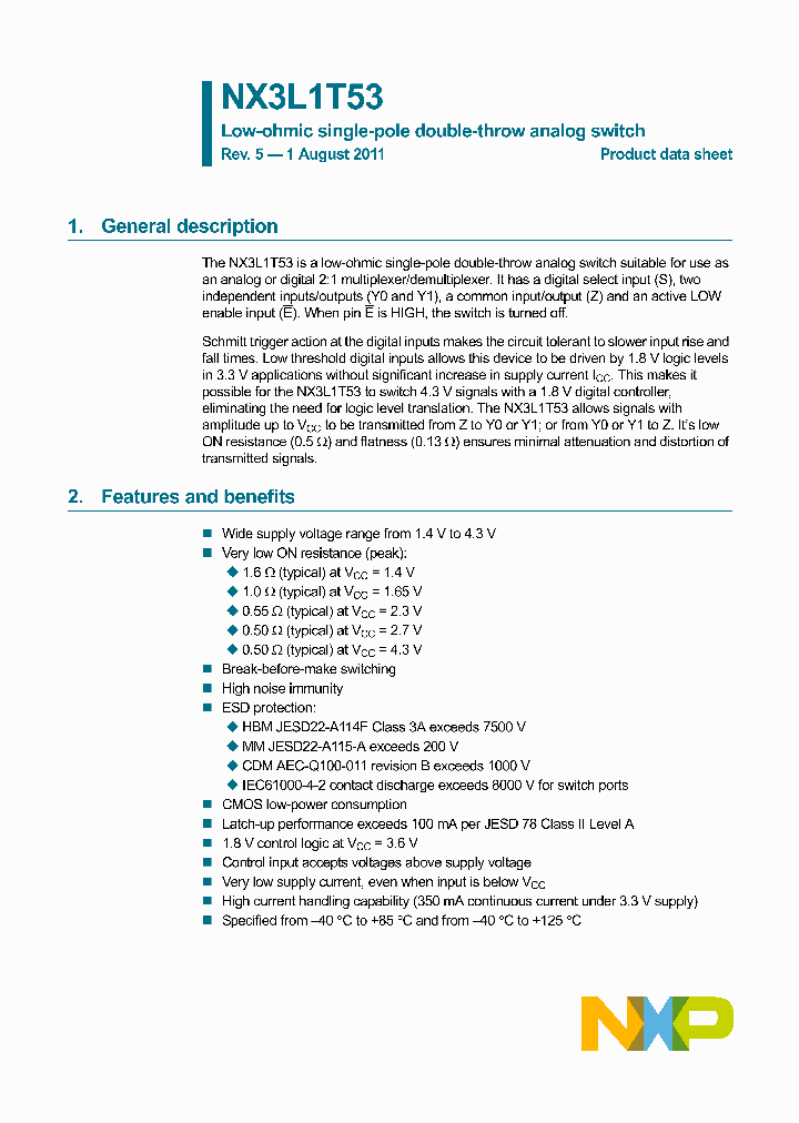 NX3L1T53GM_5721413.PDF Datasheet