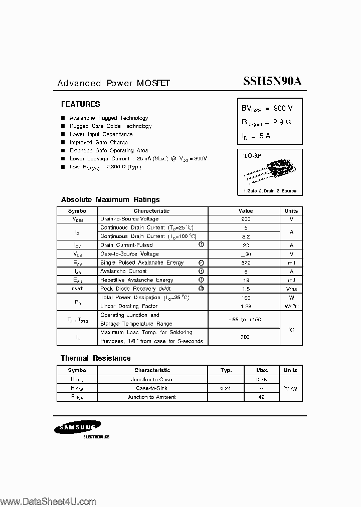 SSH5N90A_5735592.PDF Datasheet