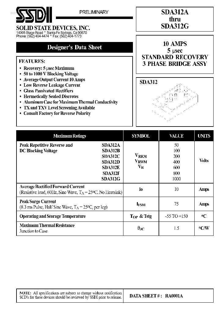 SDA312A_5742235.PDF Datasheet