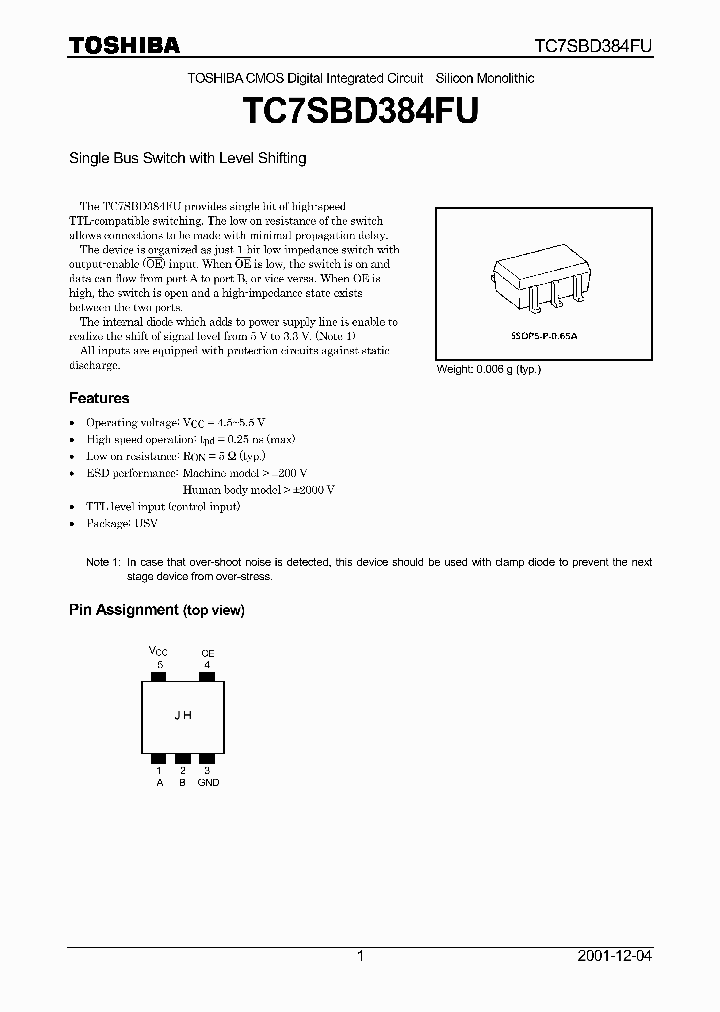 TC7SBD384FU_5766054.PDF Datasheet