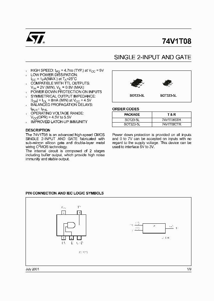 74V1T08STR_5778945.PDF Datasheet